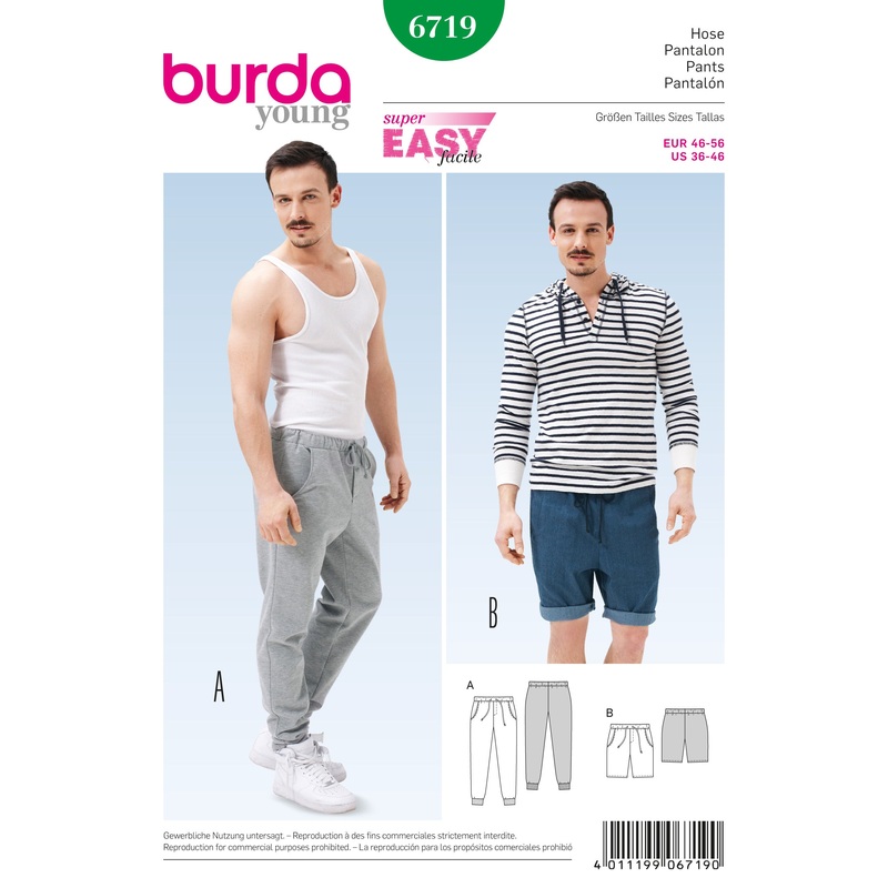 BURDA – 6719 Mens Pants