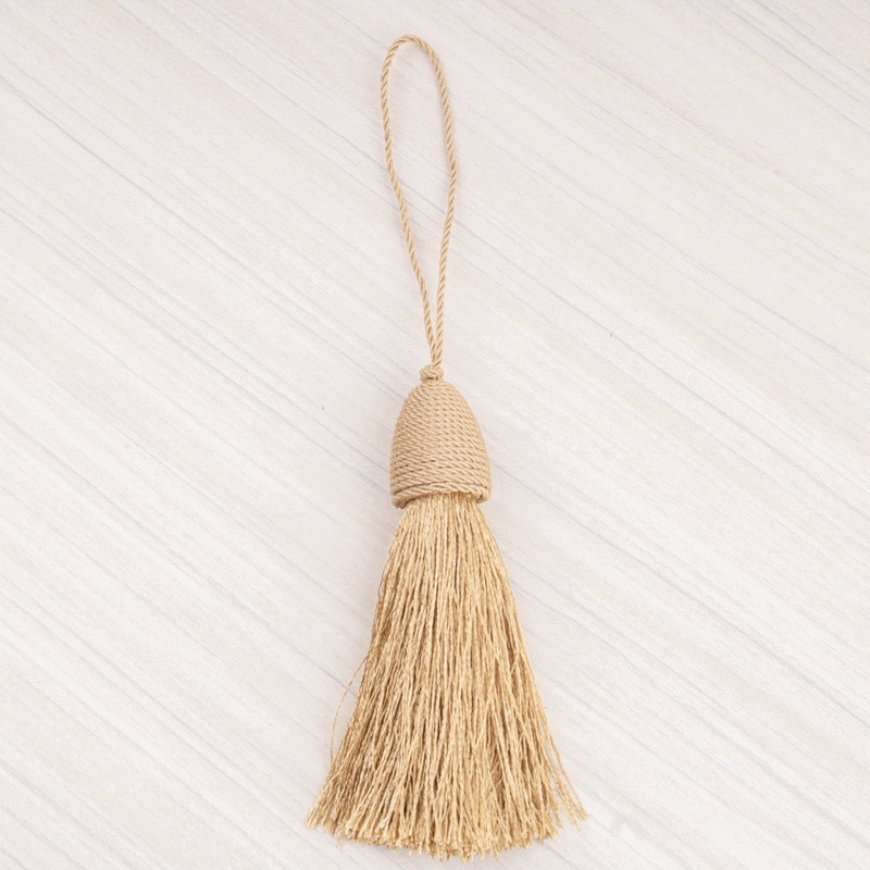 Key tassel 3 po (7,5 cm) Camel