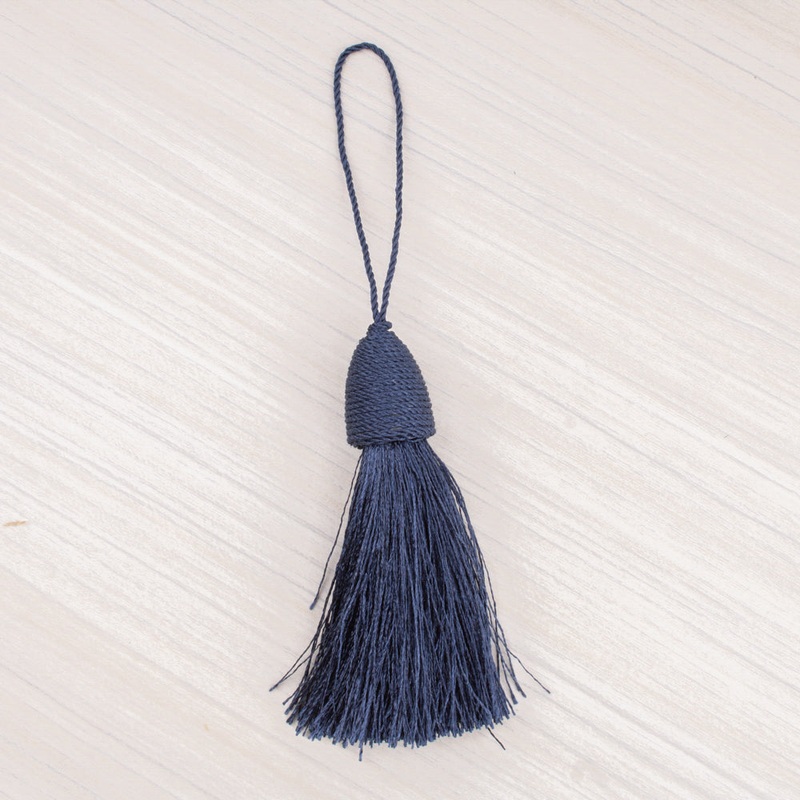 Key tassel 3 po (7,5 cm) Navy