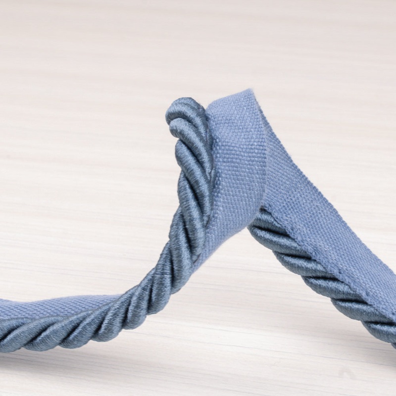 Lip cord 3/8 po (1 cm) Blue