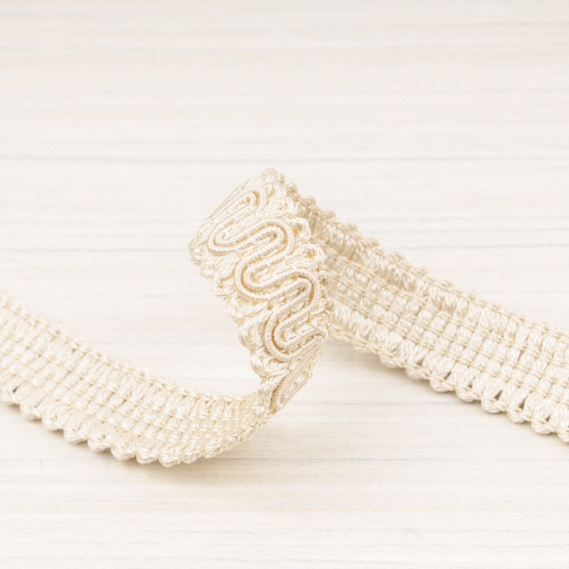 Scroll Gimp  po (1,1 cm) Cream