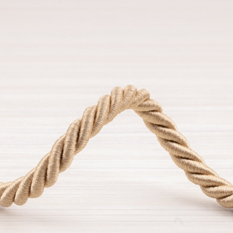 Twisted cord  po (1 cm) Camel
