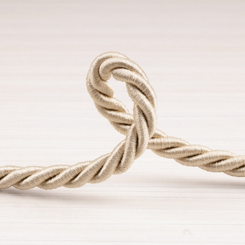 Twisted cord  po (1 cm) Cream