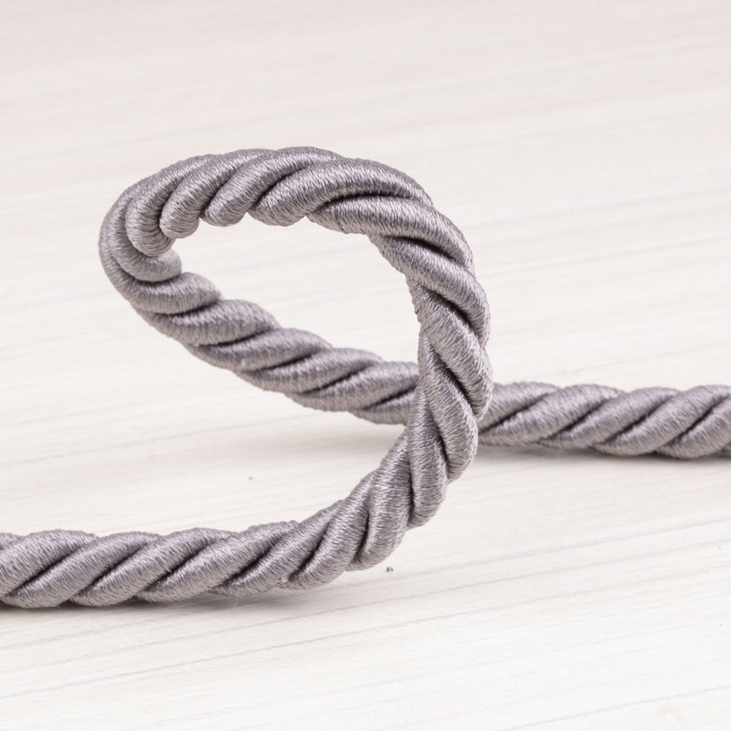 Twisted cord  po (1 cm) Grey VTNX59478457