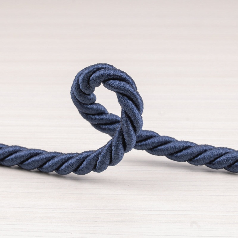Twisted cord  po (1 cm) Navy
