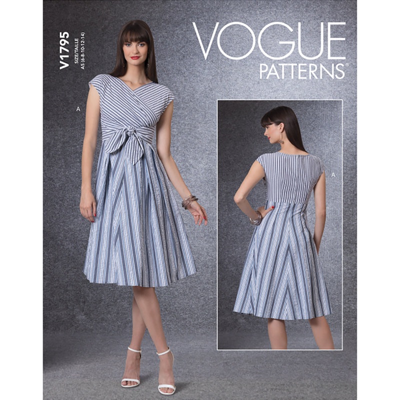 V1795 Misses’ Dress