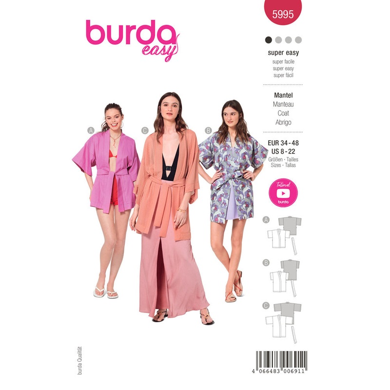BURDA – 5995 Coat