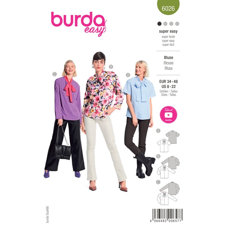 BURDA – 6026 Blouse
