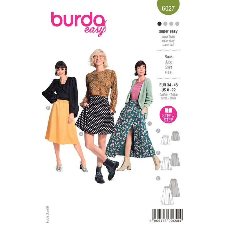 BURDA – 6027 Skirt
