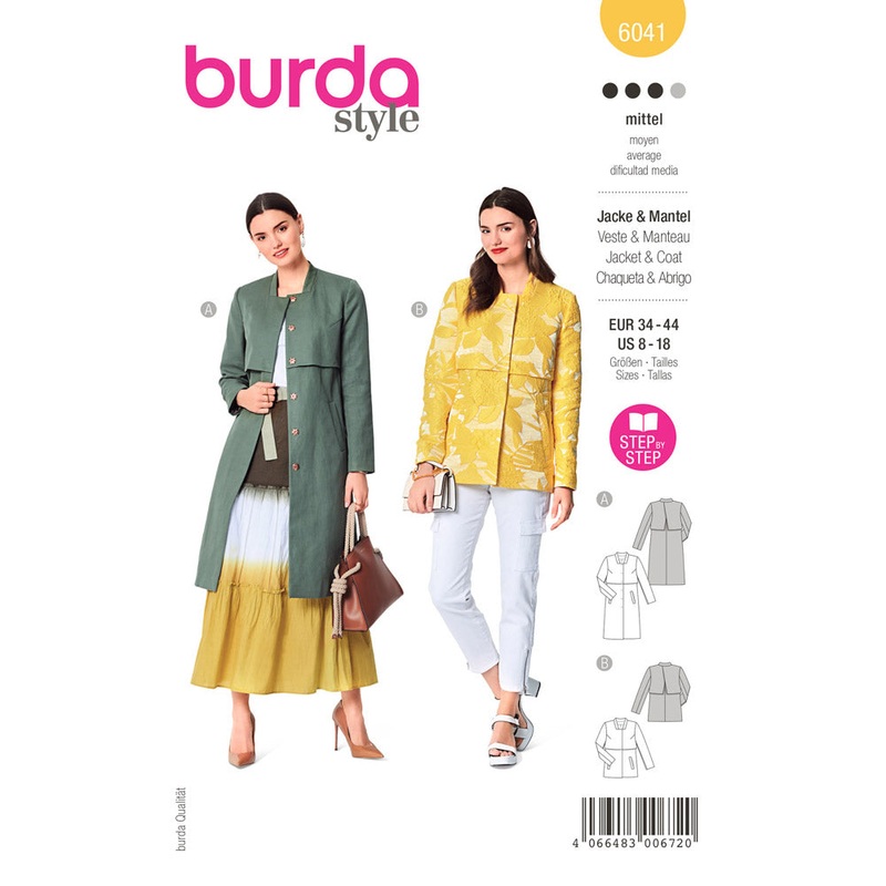 BURDA – 6041 Coat / Jacket