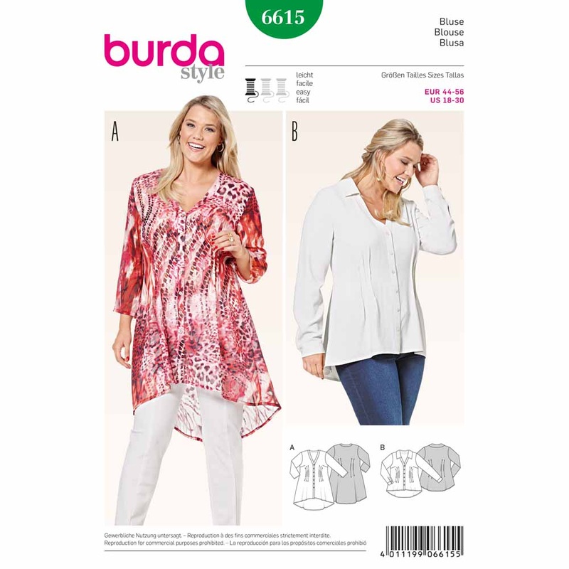 BURDA – 6615 Ladies Blouse