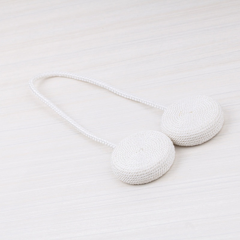 Magnetic Tie back 13 po (35 cm) White