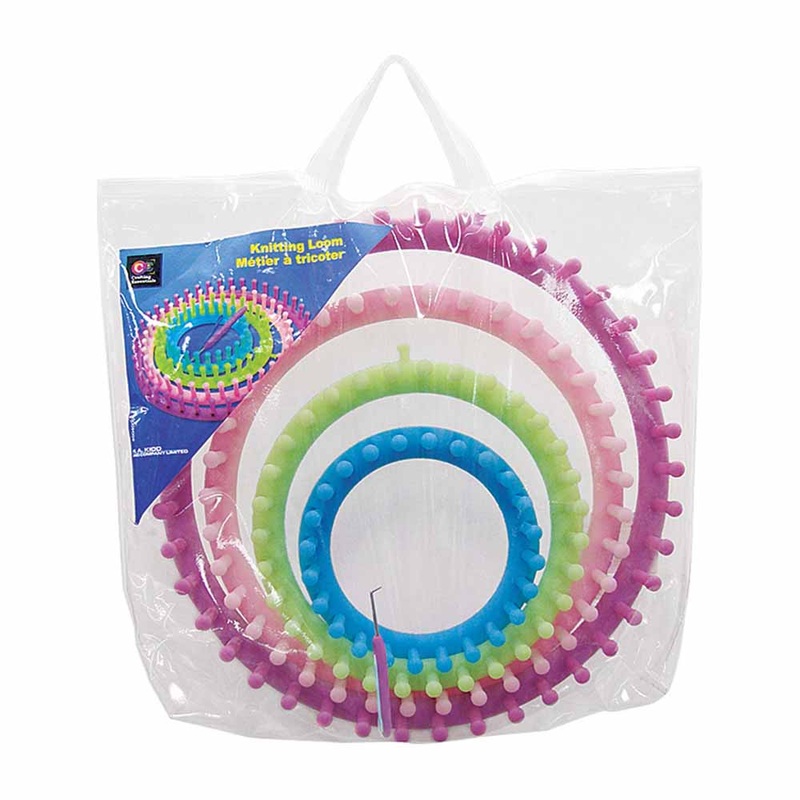 LOVE KNITTING Round Knitting Looms – Set of 4 – Pastel Colours