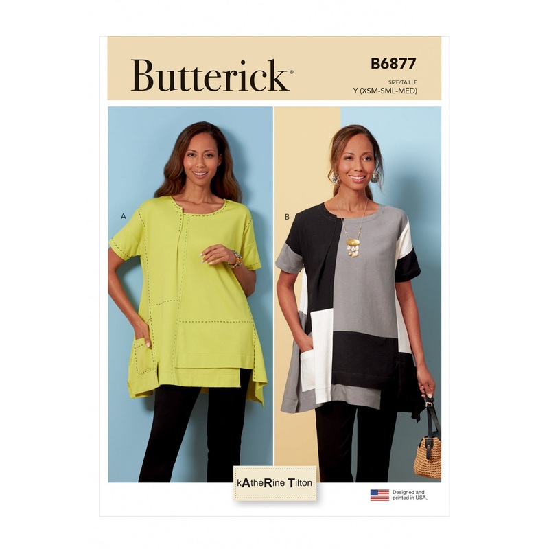 B6877 Katherine Tilton Misses’ Top