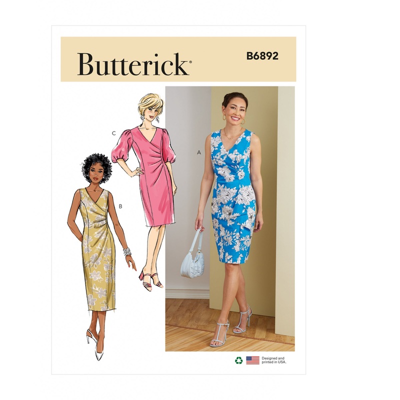 B6892 Misses’ Dress