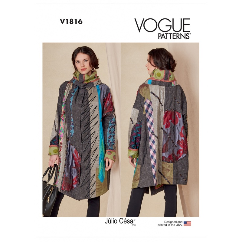 V1816 Misses’ Reversible Coat, Jlio Csar NYC