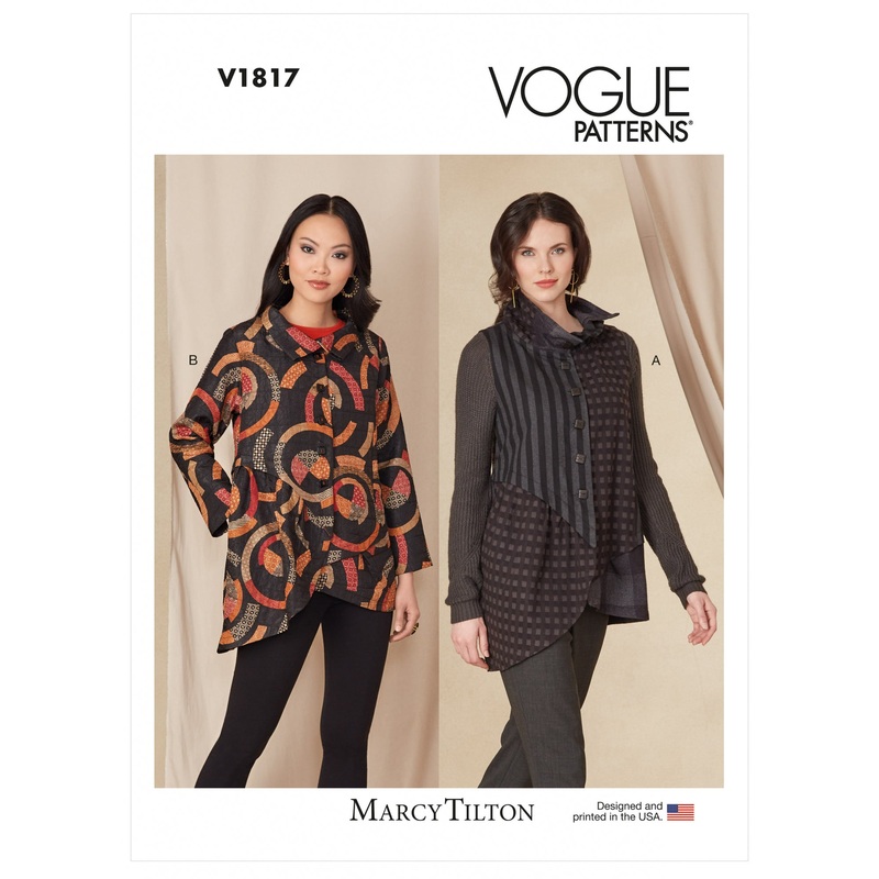 V1817 Misses’ Jacket and Waistcoat, Marcy Tilton