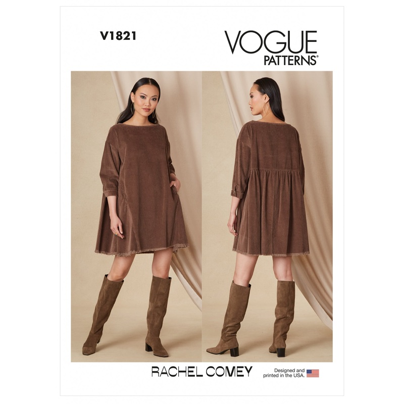 V1821 Misses’ Dress, Rachel Comey
