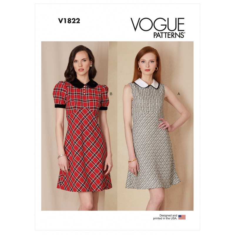 V1822 Misses’ Dress