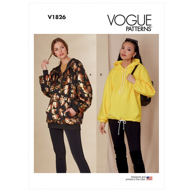 V1826 Misses’ Sweatshirts