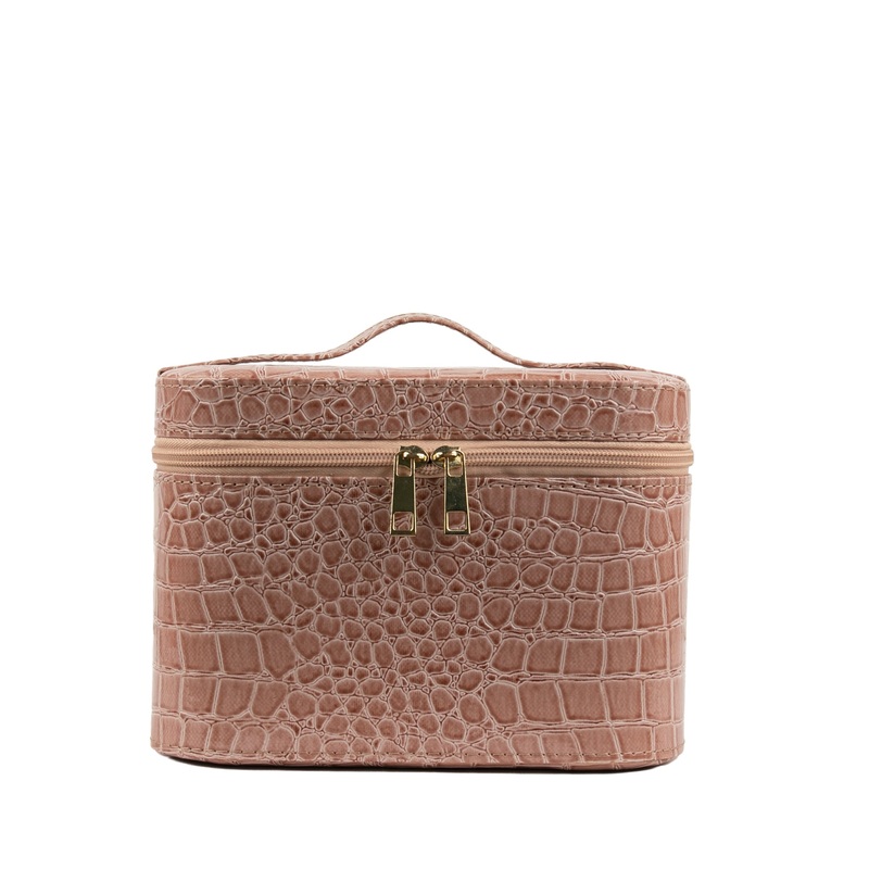 Pleather Box 20 x 14 x 15CM – Blush Pink