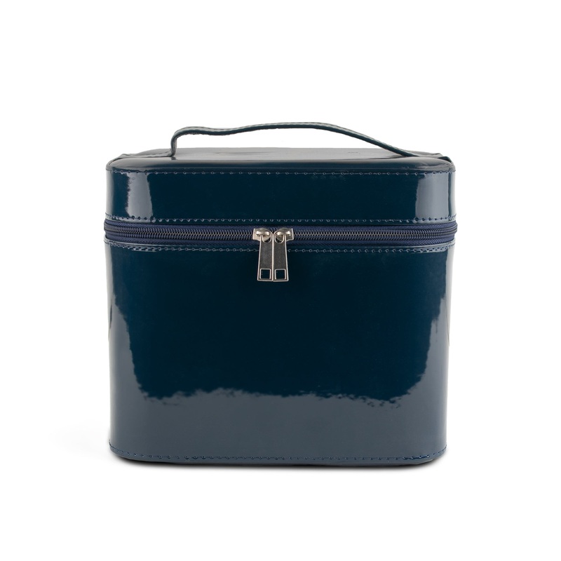 Pleather Box 23 x 17 x 20CM – Shiny Navy