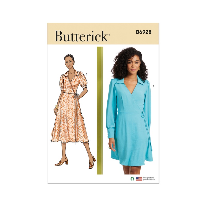 B6928 Misses’ Dress in Two Lengths