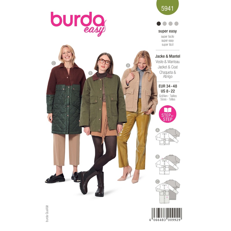 Burda – 5941  Jacket