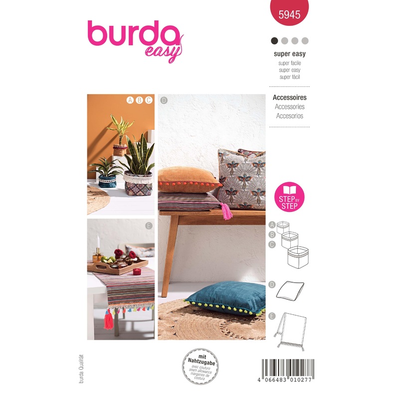 Burda – 5945  Home / DIY –