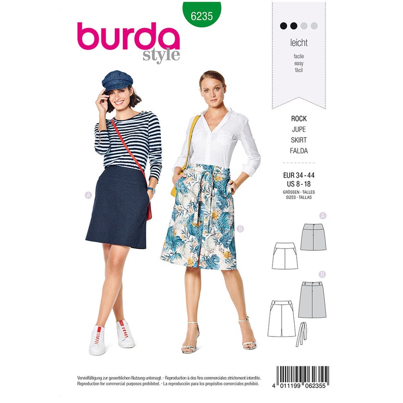BURDA – 6235 Skirt with Yoke