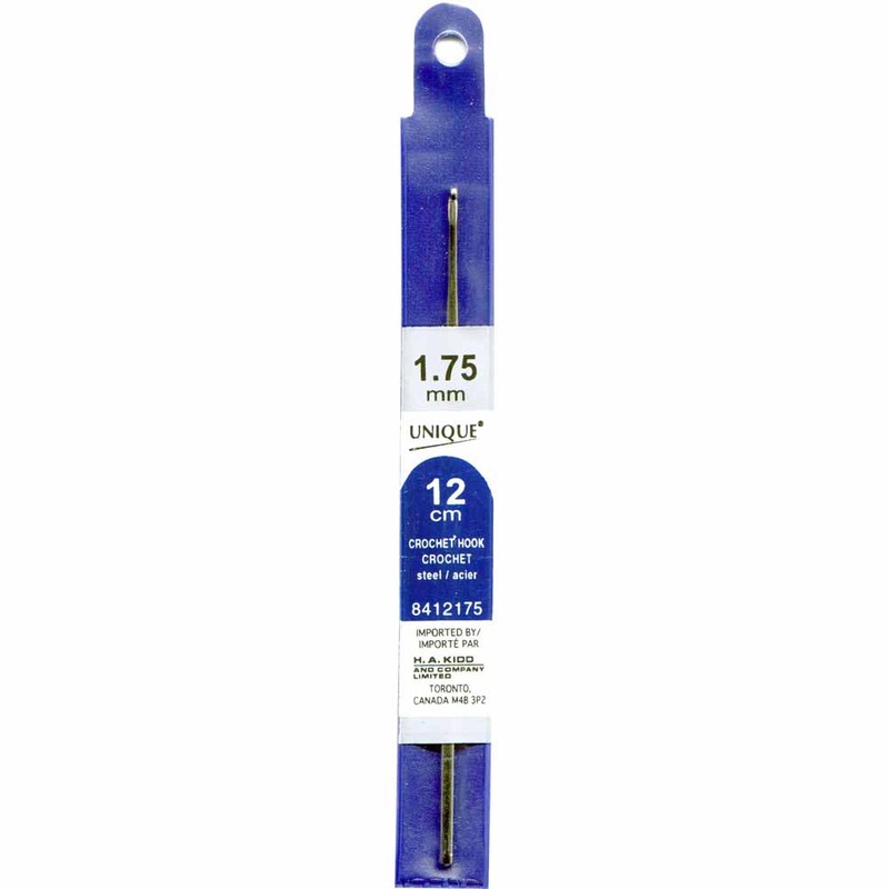 UNIQUE CROCHET Crochet Hooks 12cm (5) Steel – 1.75mm/US 4