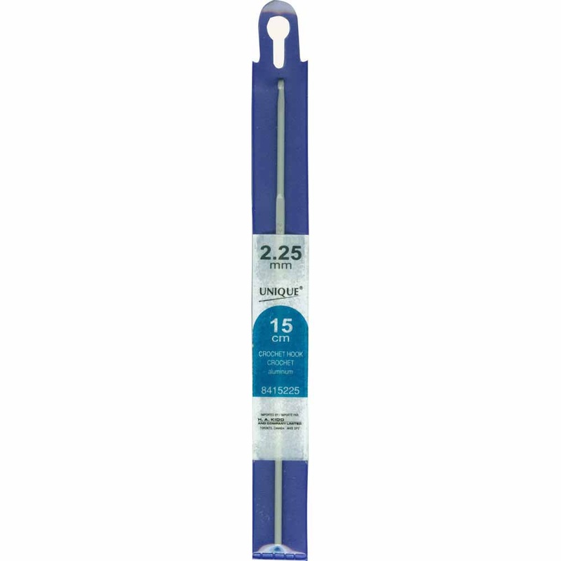 UNIQUE CROCHET Crochet Hooks 15cm (6) Aluminum – 2.25mm/US B-1