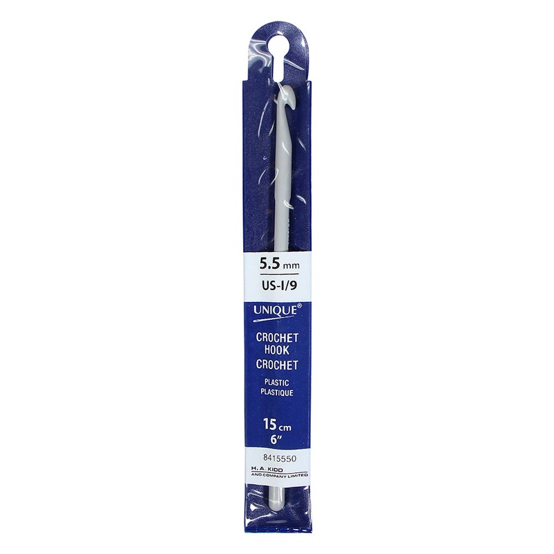 UNIQUE CROCHET Crochet Hooks 15cm (6) Plastic – 5.5mm/US I-9