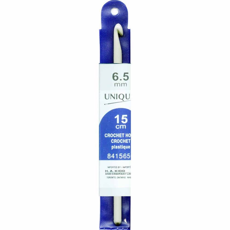 UNIQUE CROCHET Crochet Hooks 15cm (6) Plastic – 6.5mm/US K-10.5