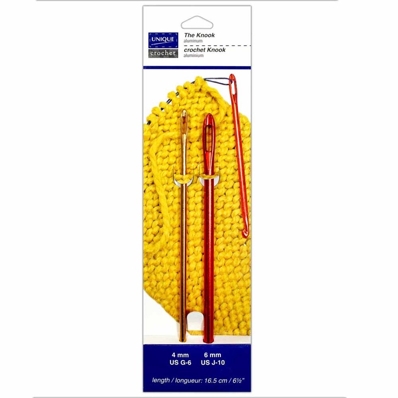 UNIQUE CROCHET The Knook Almuminum 16.5cm (6) – 2 pc set
