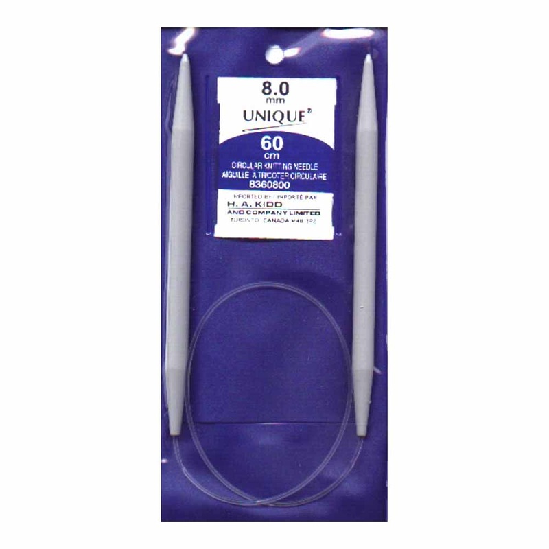 UNIQUE KNITTING Circular Knitting Needles 40cm (16) Plastic – 8mm/US 11