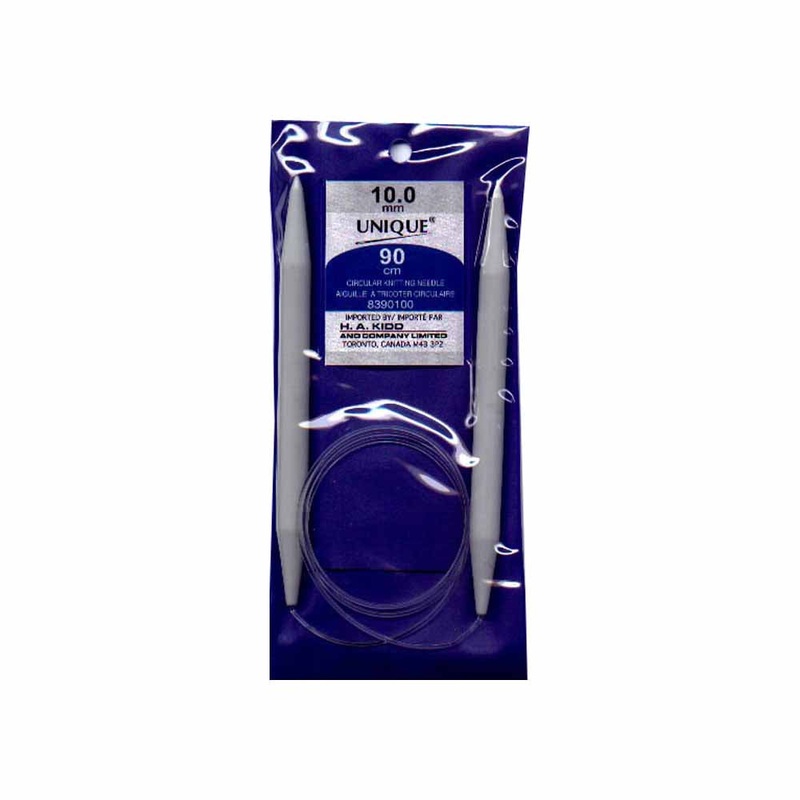UNIQUE KNITTING Circular Knitting Needles 90cm (36) Plastic – 10mm/US 15