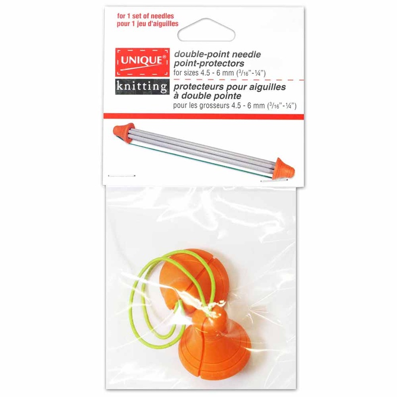 UNIQUE KNITTING Double-Point Needle Point Protectors – Large – 1 pair