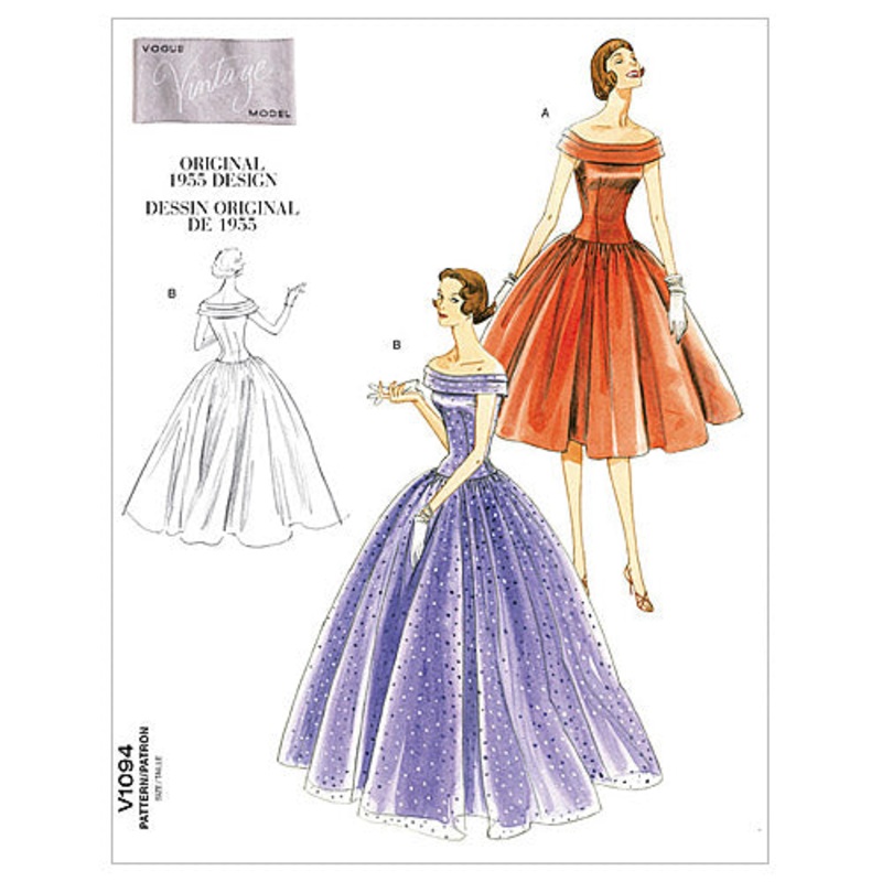 V1094 Misses’ Dress – Misses
