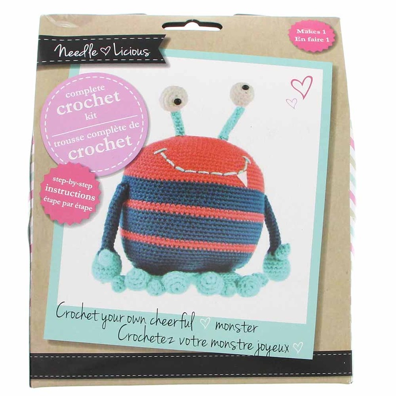 NEEDLE LICIOUS – Complete Crochet DIY Kit – Monster