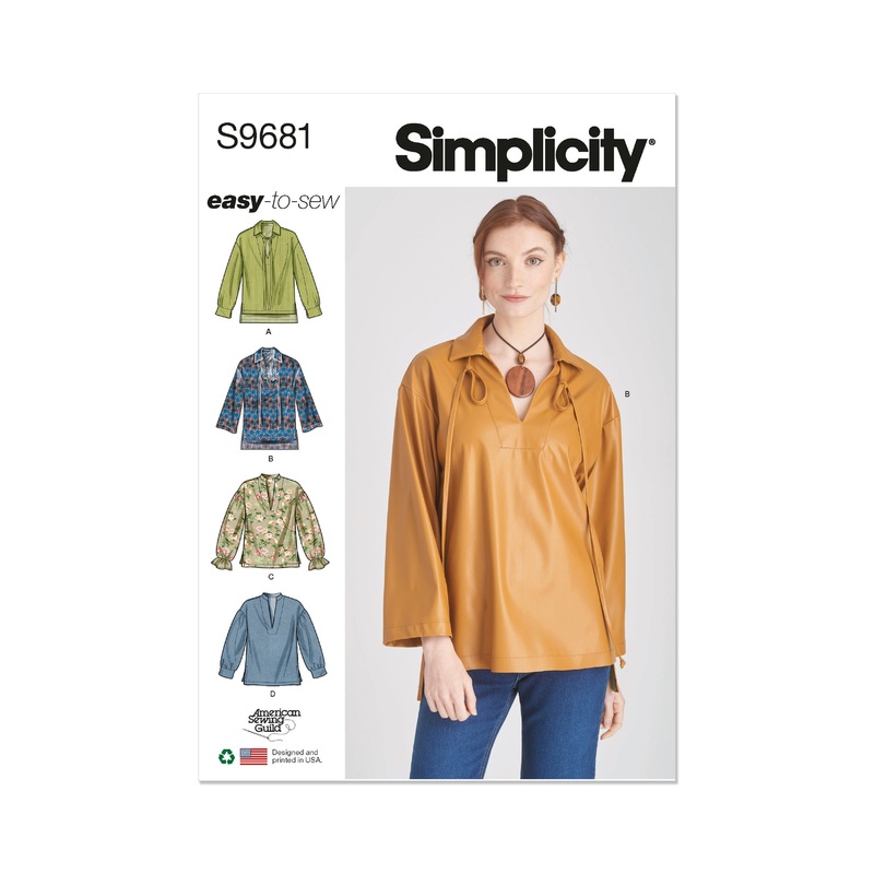 Simplicity S9681 Misses’ and Women’s Pull-Over Top