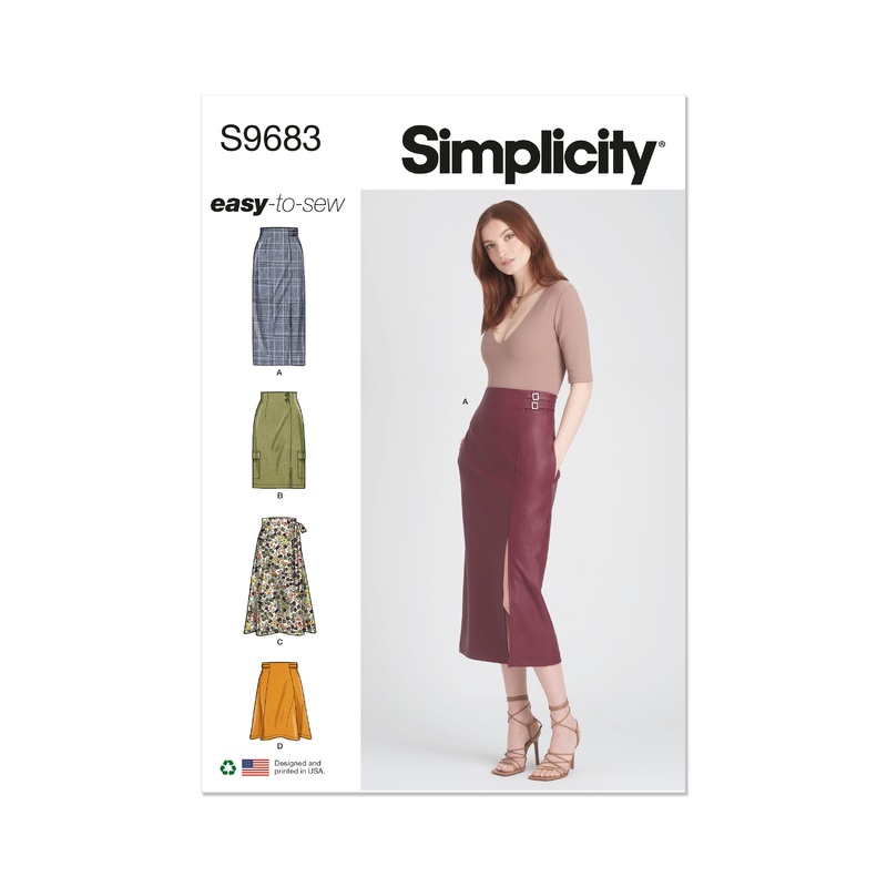 Simplicity S9683 Misses’ Skirts