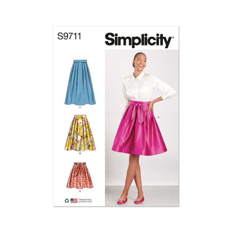 Simplicity S9711 Misses’ Skirts
