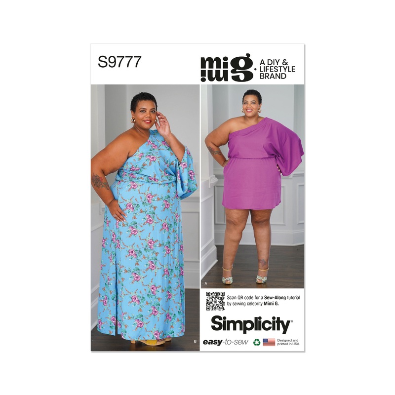 Simplicity S9777 Women’s Caftan In Two Lengths