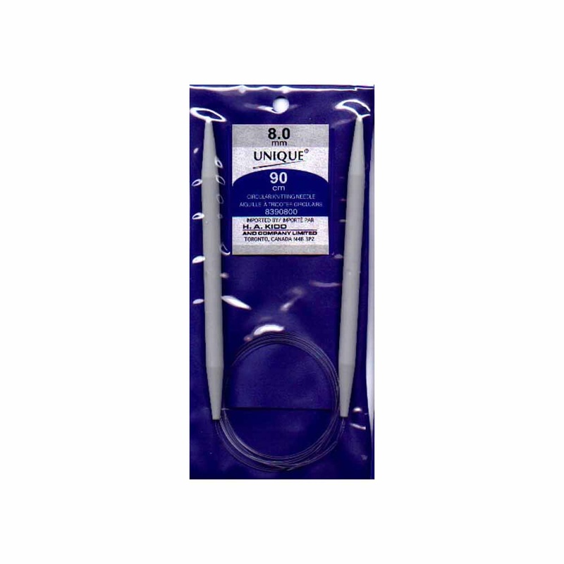 UNIQUE KNITTING Circular Knitting Needles 90cm (36) Plastic – 8mm/US 11