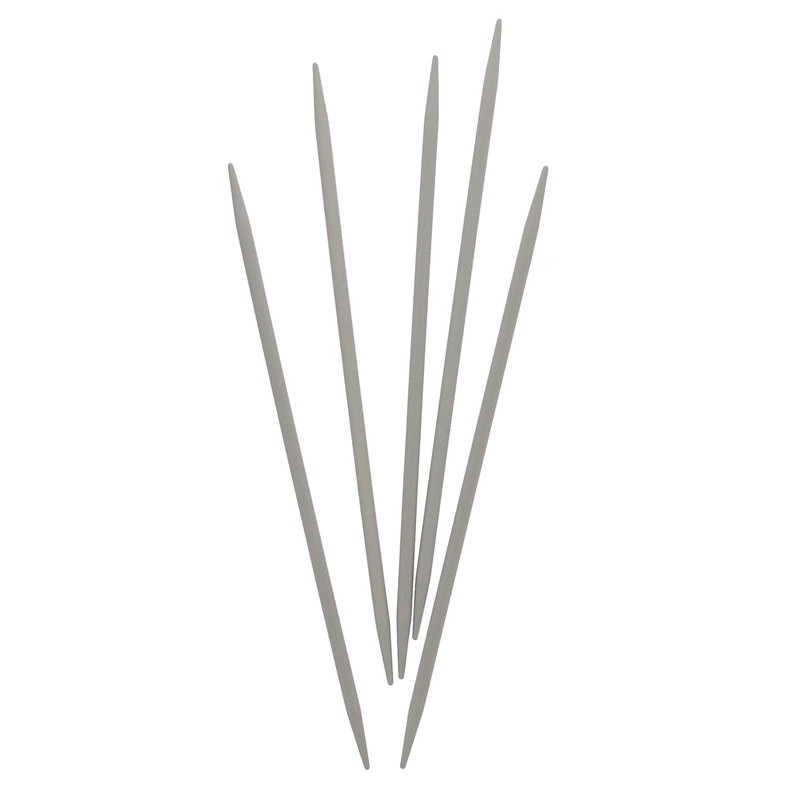 UNIQUE KNITTING Double Point Knitting Needles 20cm (8) – Set of 5 Aluminum – 5mm/US 8