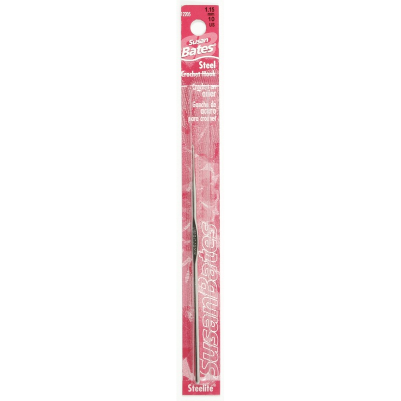 STEELITE CROCHET HOOKS    1.15MM/US 10