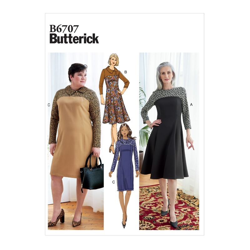 B6707 Misses’/Women’s Dress