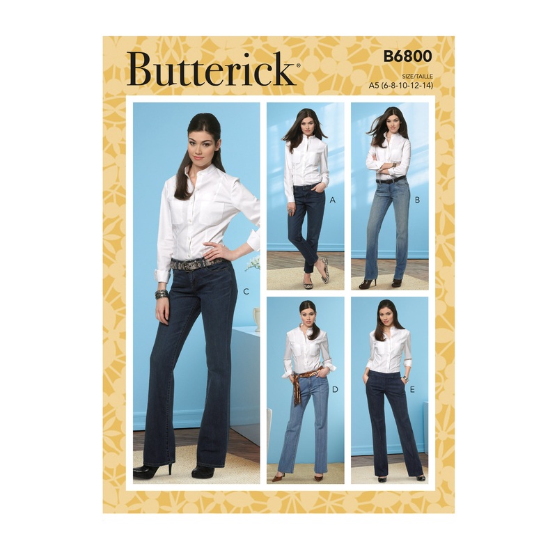 B6800 Misses’ Four-Pocket Jeans & Trousers
