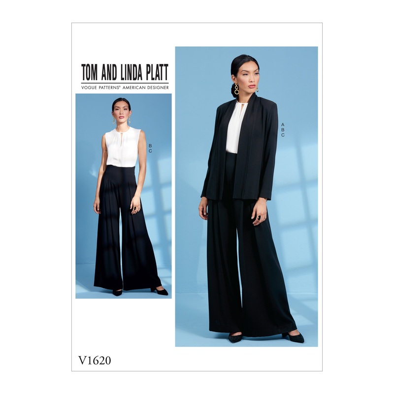 V1620 Misses’ Jacket, Top and Pants